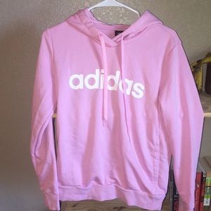 Adidas like new pink sweatshirt hoodie